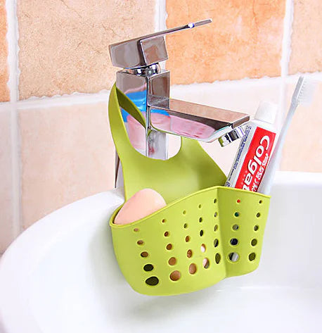 Adjustable Sponge Storage Basket for Sink Draining