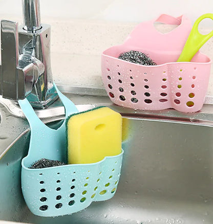 Adjustable Sponge Storage Basket for Sink Draining