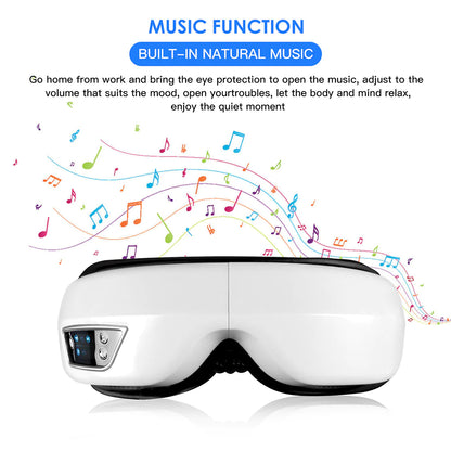 Smart Eye Massager with Heat & Vibration