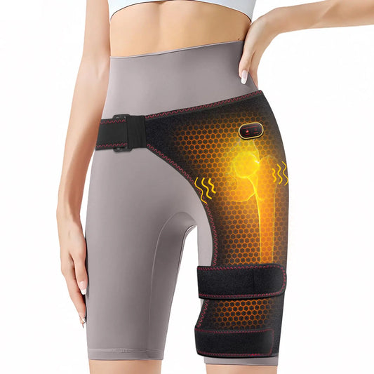 Support Brace Hip Heating Pad .
